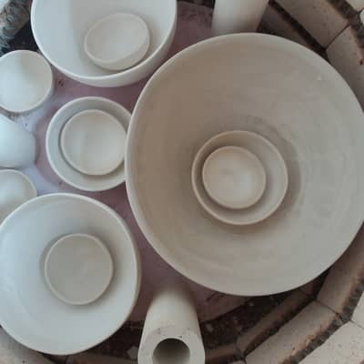 Bowls in the kiln