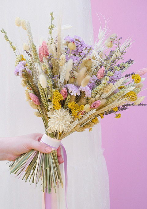Dried Wedding Flowers 