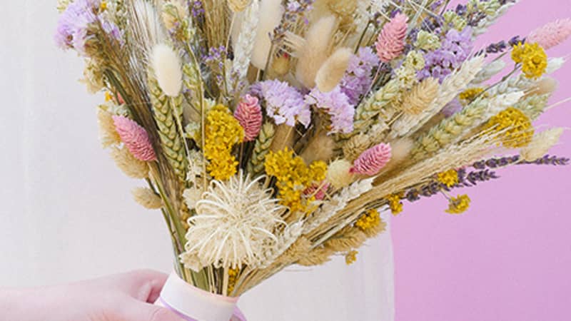 Dried Wedding Flowers
