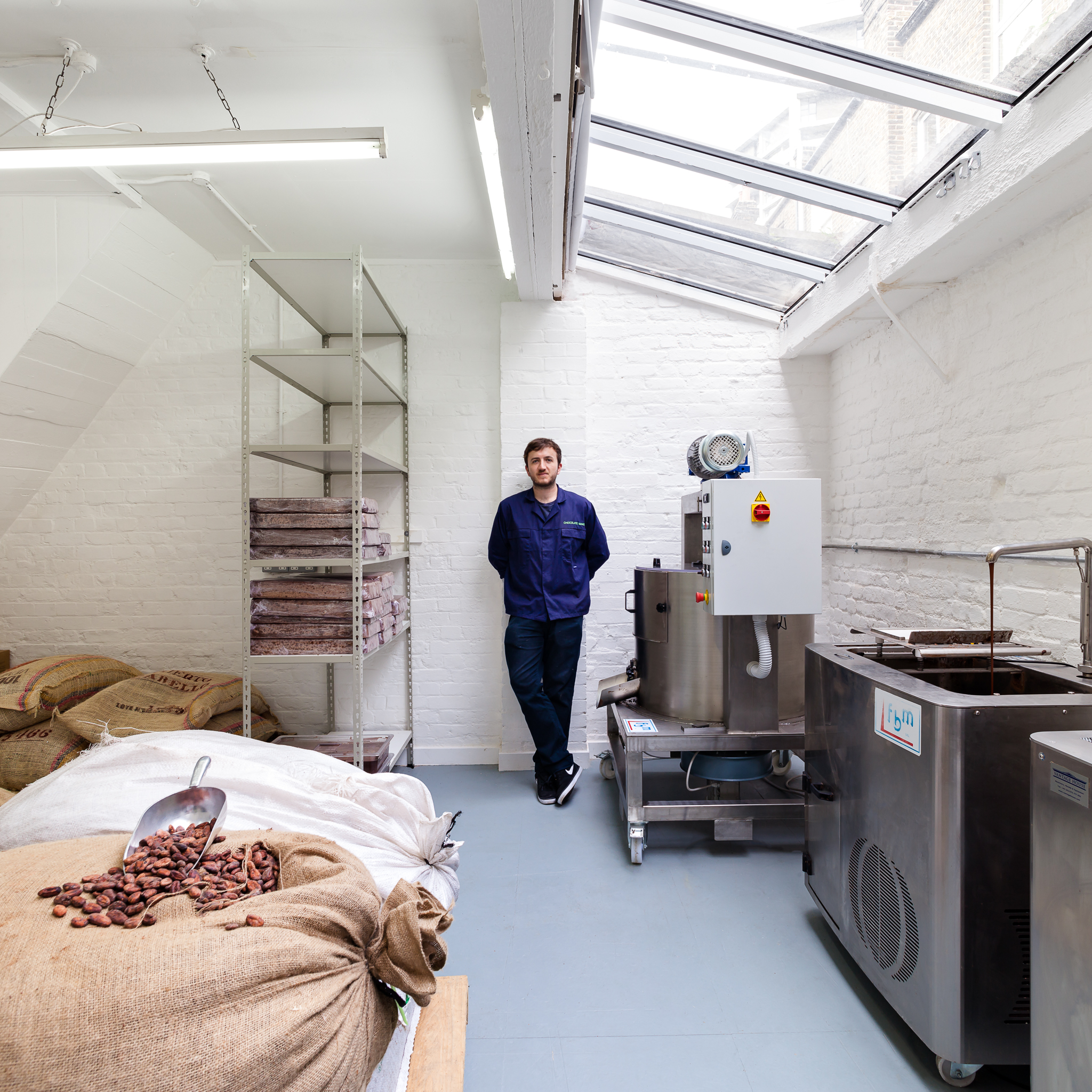 Phil taking a rare break in the workshop 