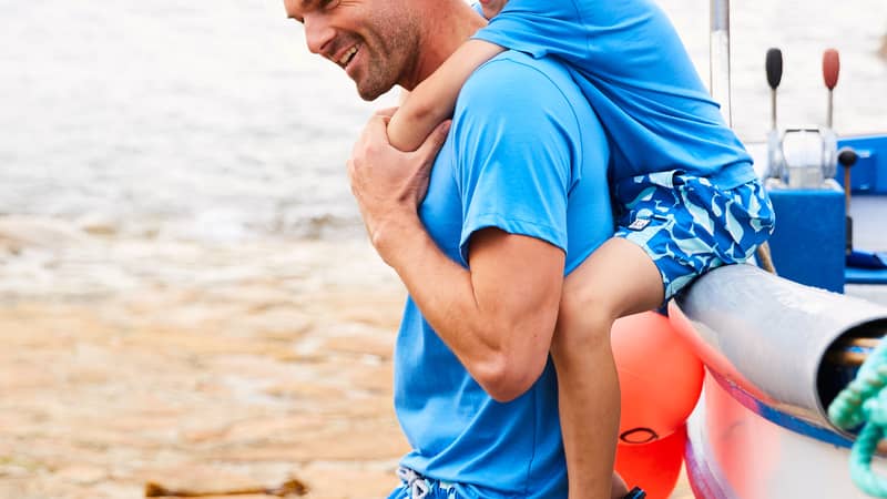 NEW Navy & Aqua Whales