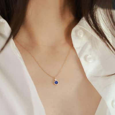 Stellar Blue Lapis Necklace