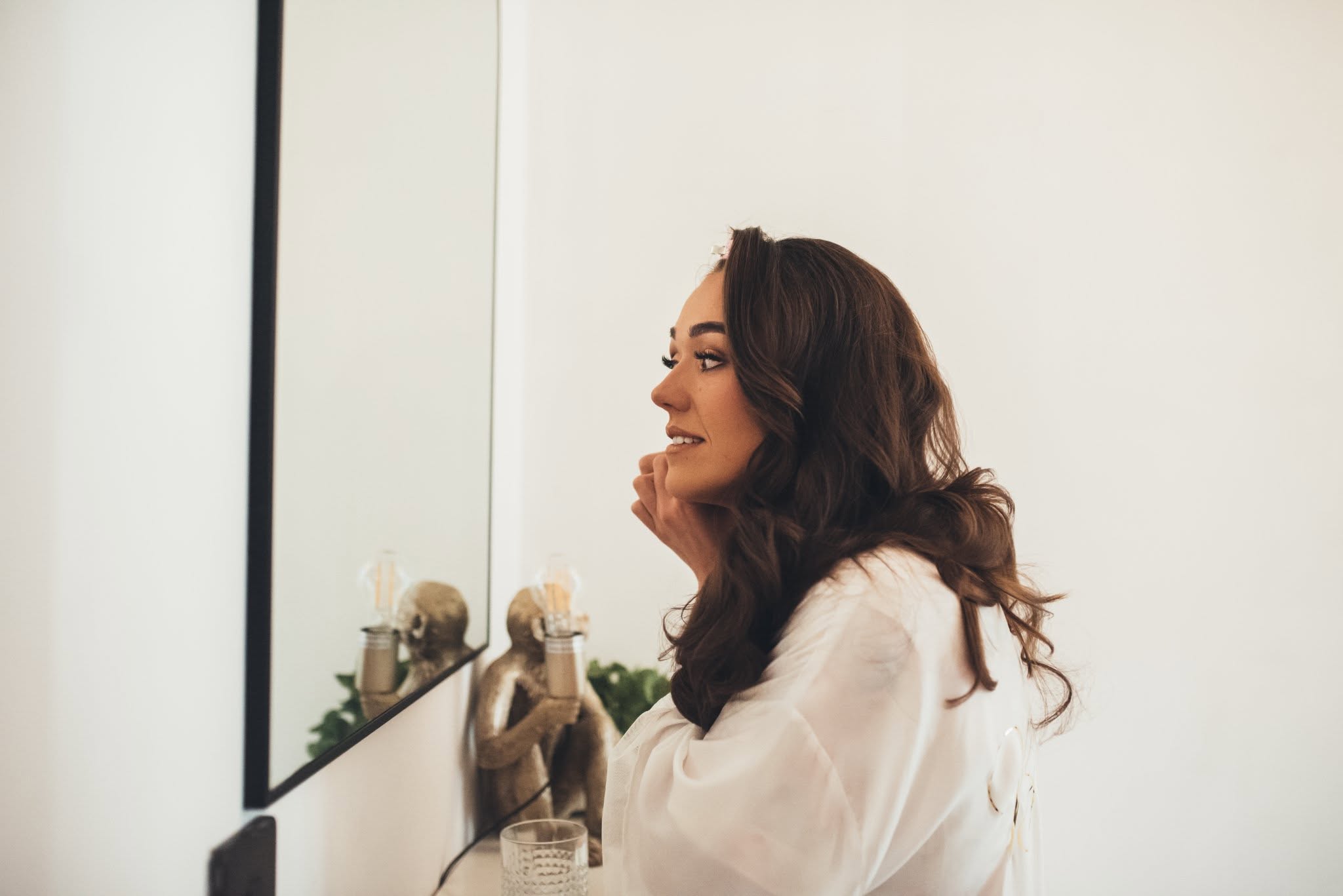 On my wedding morning