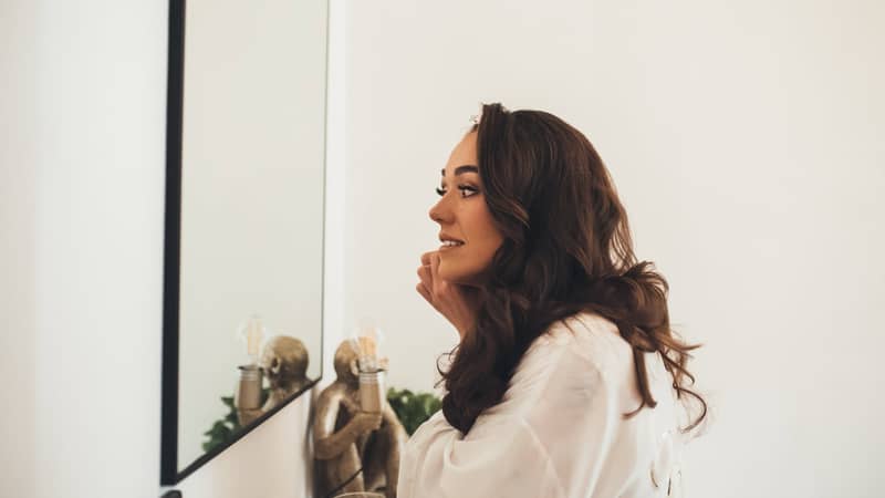 On my wedding morning