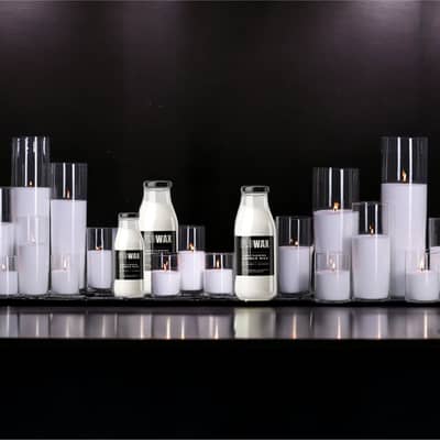 FloWax - refillable, pourable & reusable candle wax. Create instant, sustainable & safe candles.