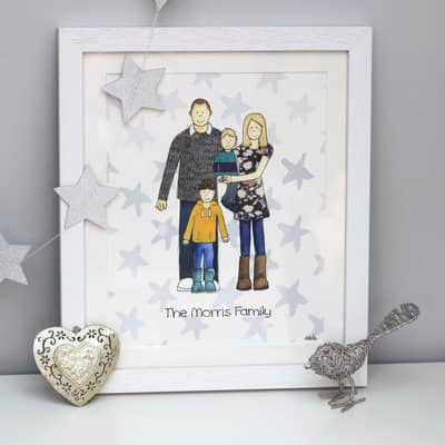 Personalised Family Portrait Picture