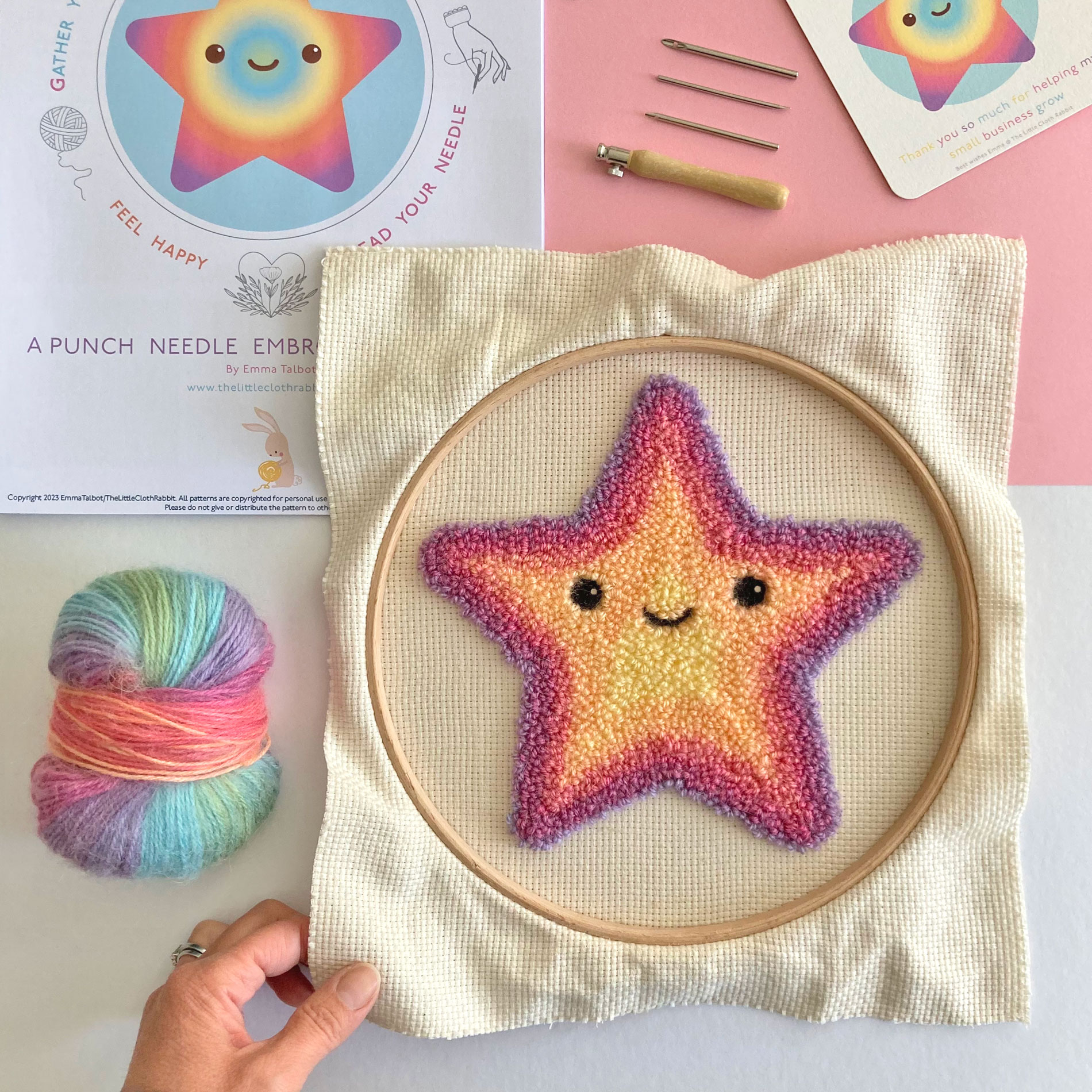 Starshine Punch Needle Kit