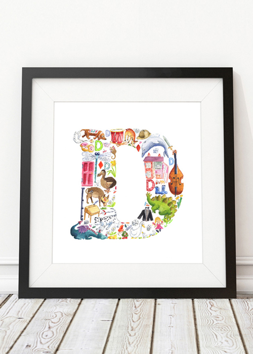 D is for dinosaur, dog, dragon and many other things