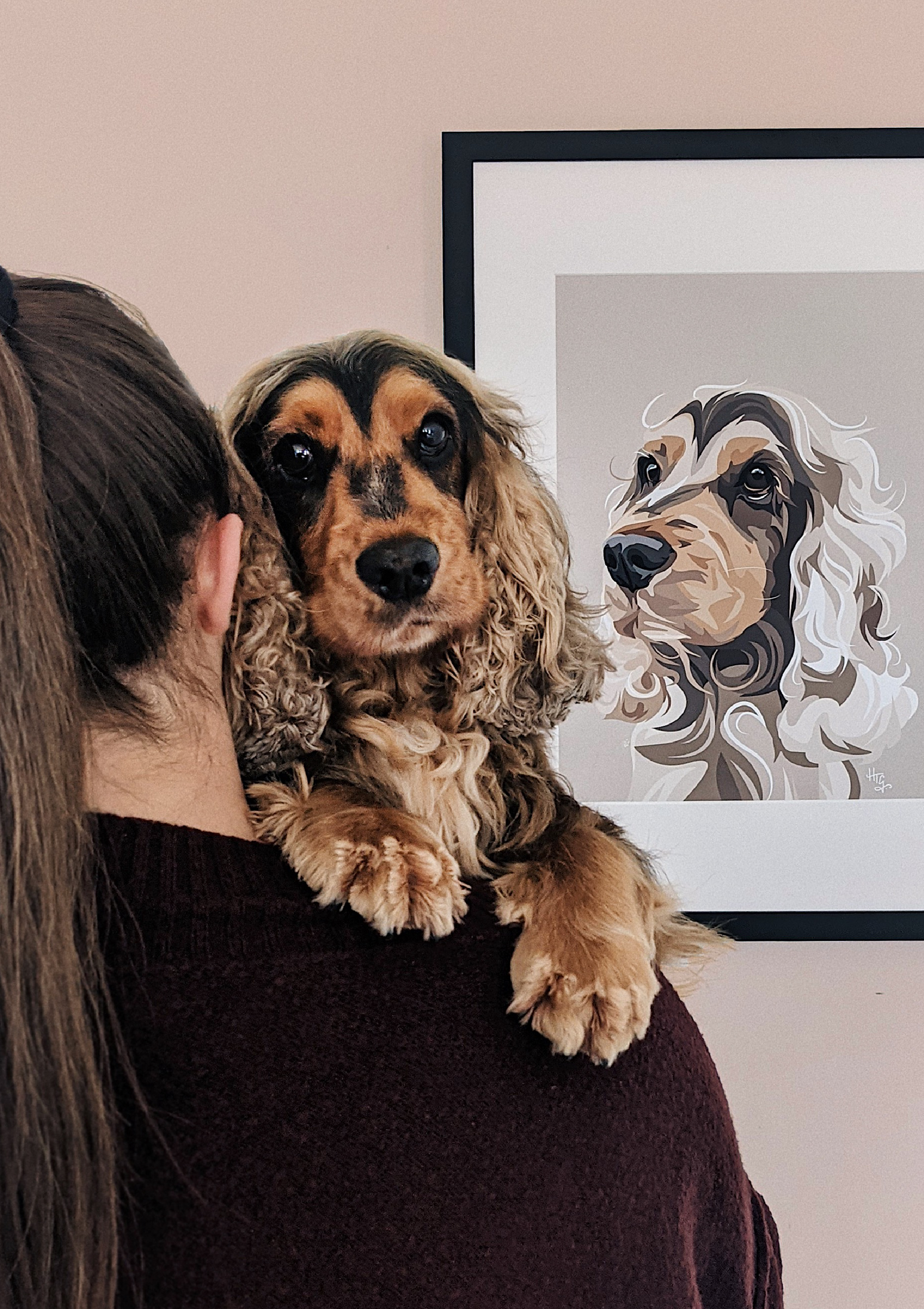 Spaniel Pet Portrait