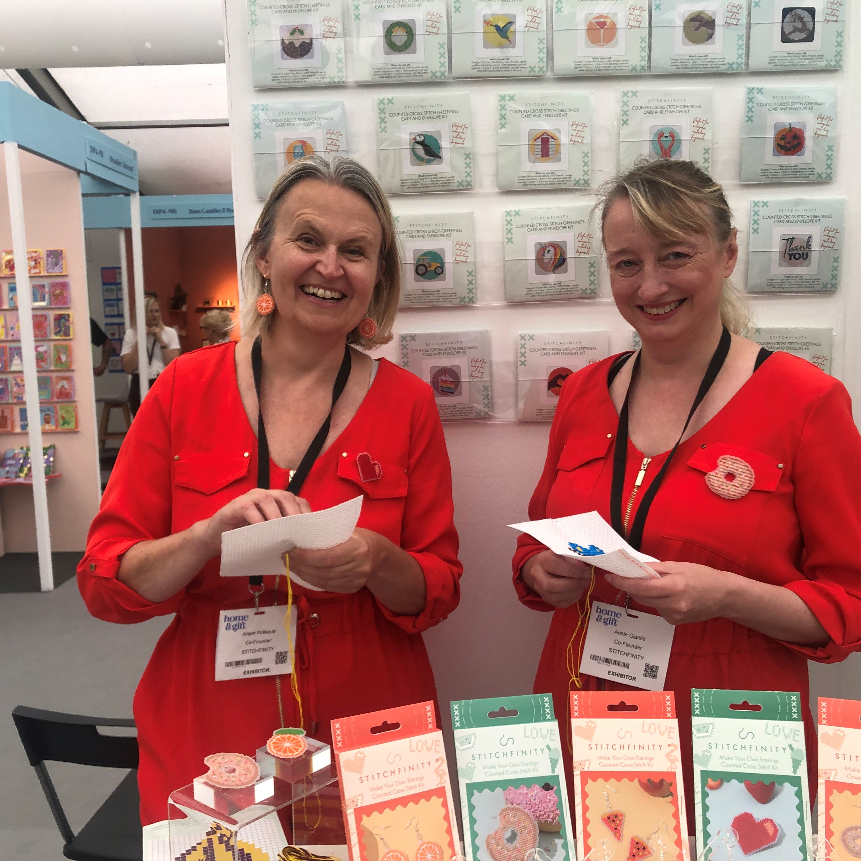 STITCHFINITY Alison and Annie stitching