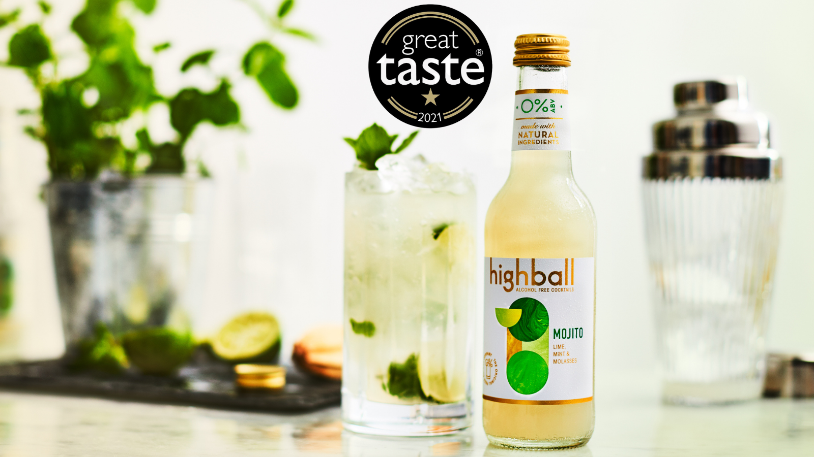 Highball Alcohol-Free Cocktails Great Taste Award winner