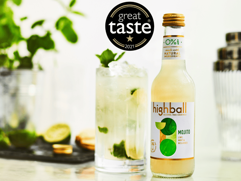 Highball Alcohol-Free Cocktails Great Taste Award winner