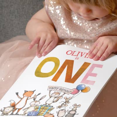 Personlaised Children's birthday story book from Letterfest for Mummy