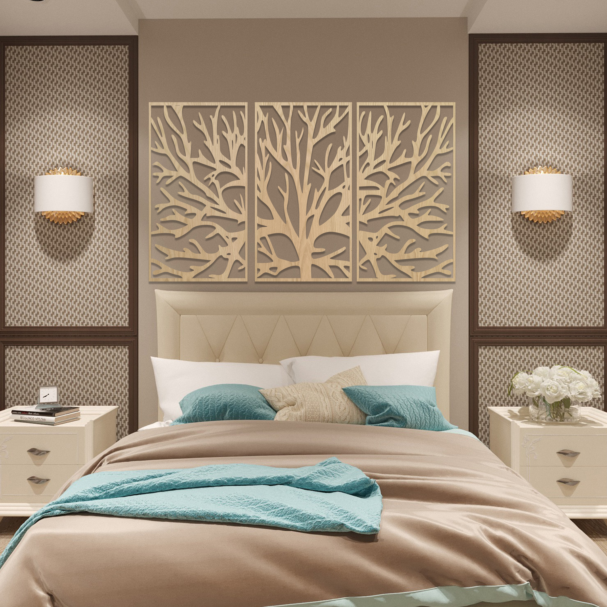 Wooden Tree of Life Wall Decoration