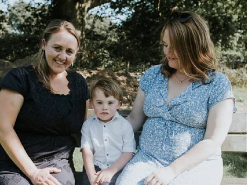 Headshot of us three