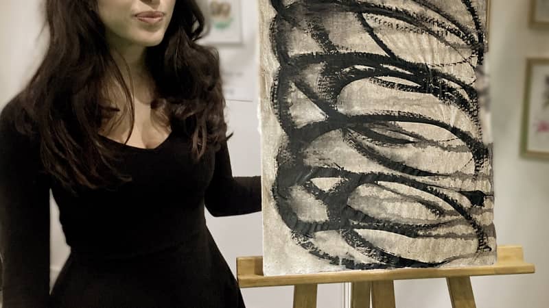 Peacock painting artist