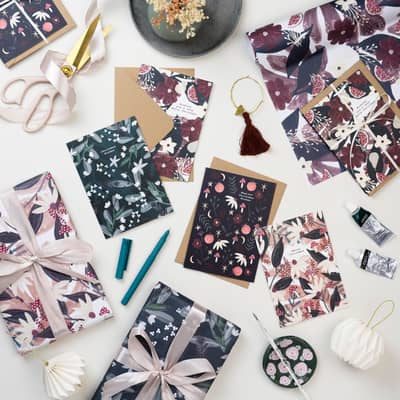 Christmas 2021 cards and wrapping paper