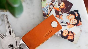 Personalised photo keyring