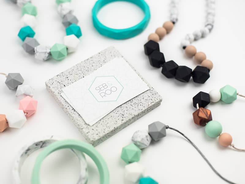 Seb and Roo Teething Necklaces