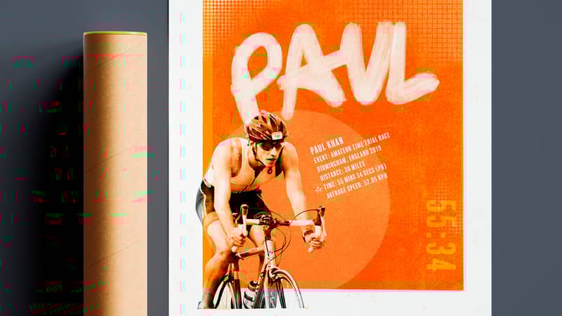 Goalhangers skateboarder poster print close up