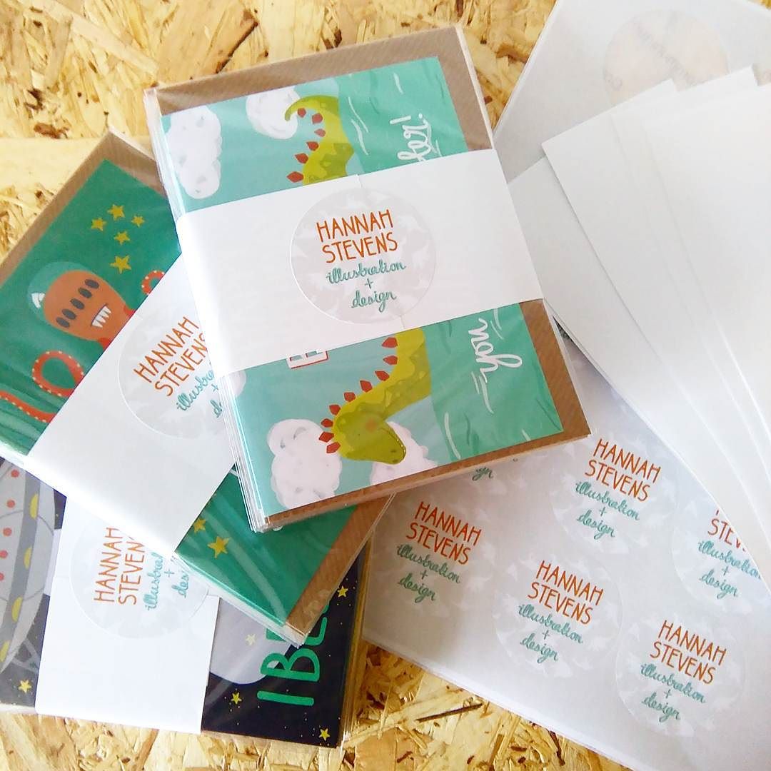 Packing greetings cards