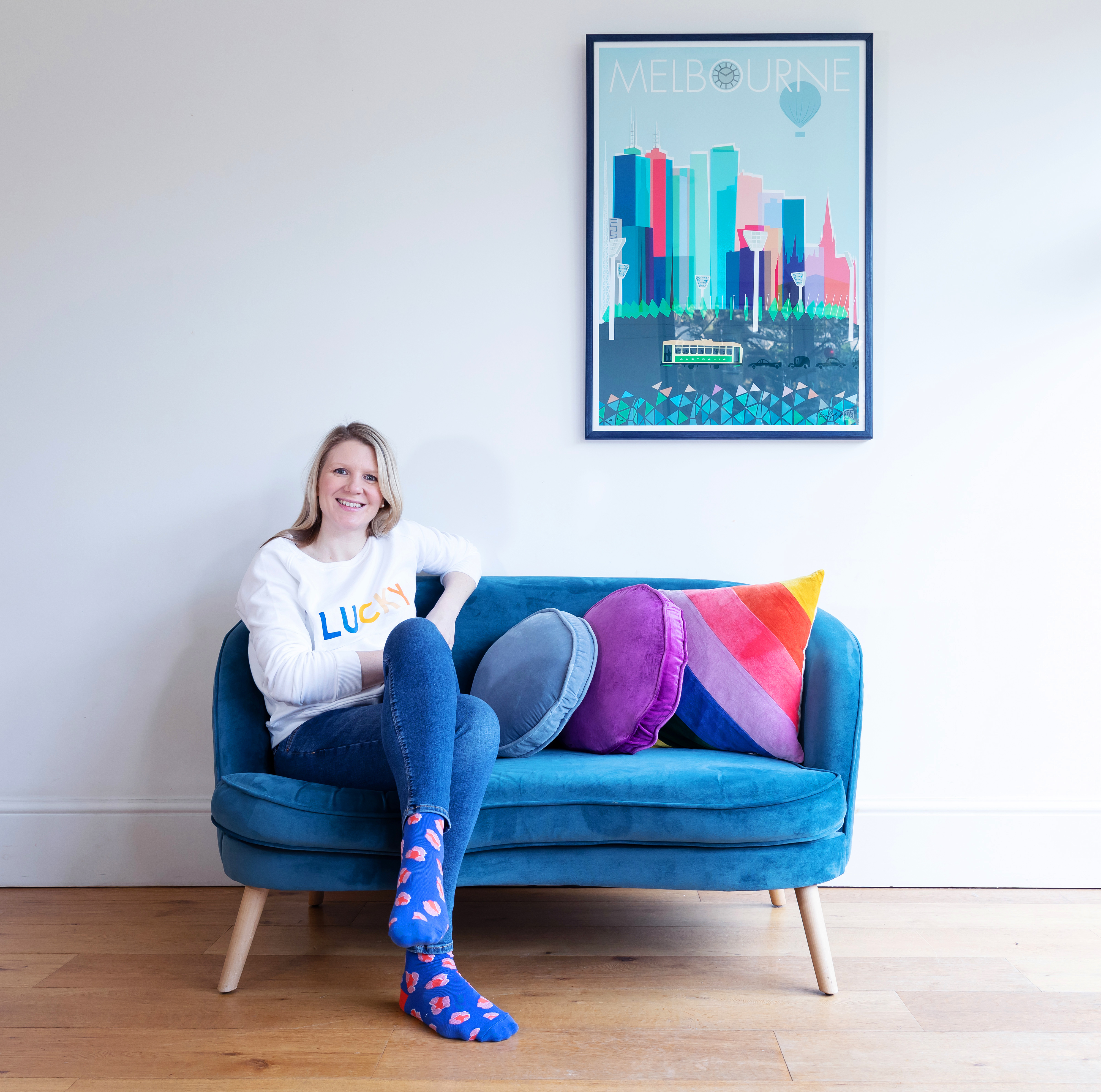 Antipodream founder Kate Millar at home in London