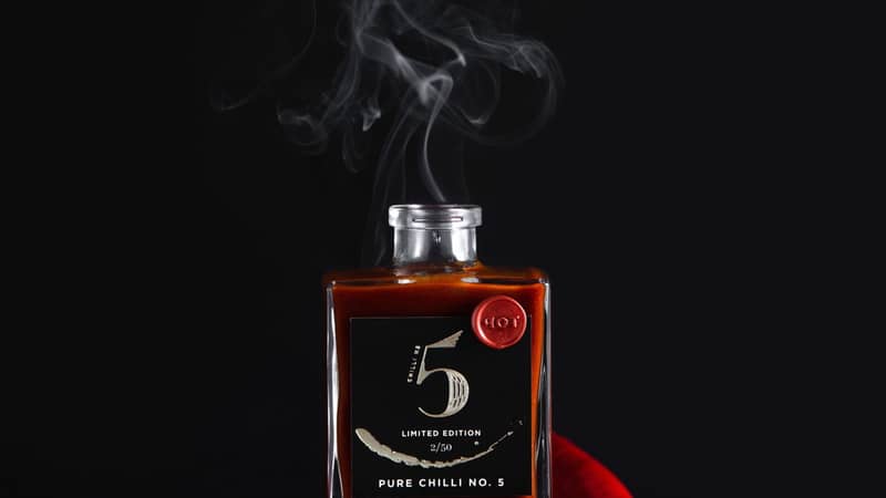 Chilli No. 5 - Gourmet chilli sauces made with fresh ingredients and the rarest luxury chillies for an extra hot flavour