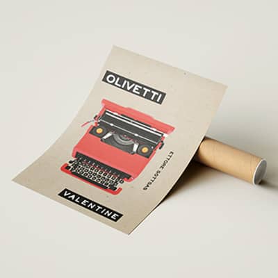 Olivetti Valentine Poster