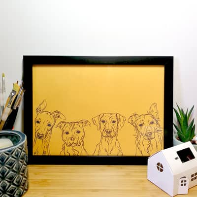 Dogs Art Print
