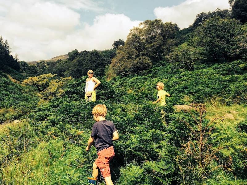 Me & the boys enjoying the great outdoors!