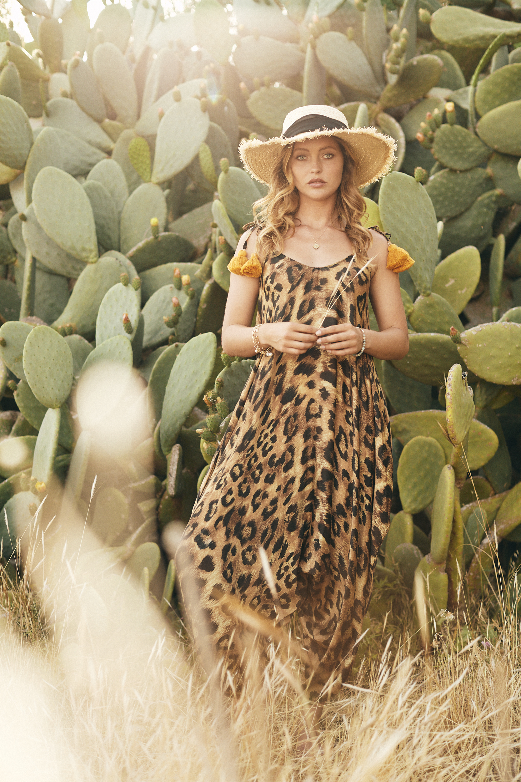 Coco RIko Bella leopard print beachwear jumpsuit 