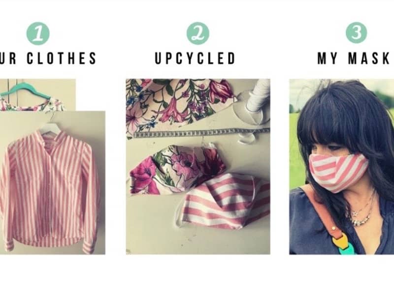 Sustainable face masks, personalised face masks handmade in the UK using vintage fabrics, upcycled and also my MASKS are also silk lined face masks