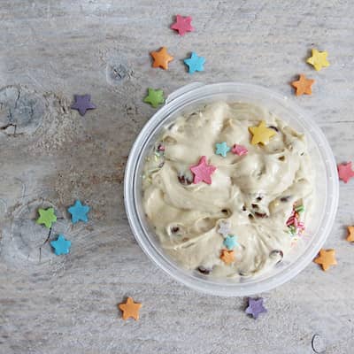 Unicorn cookie dough