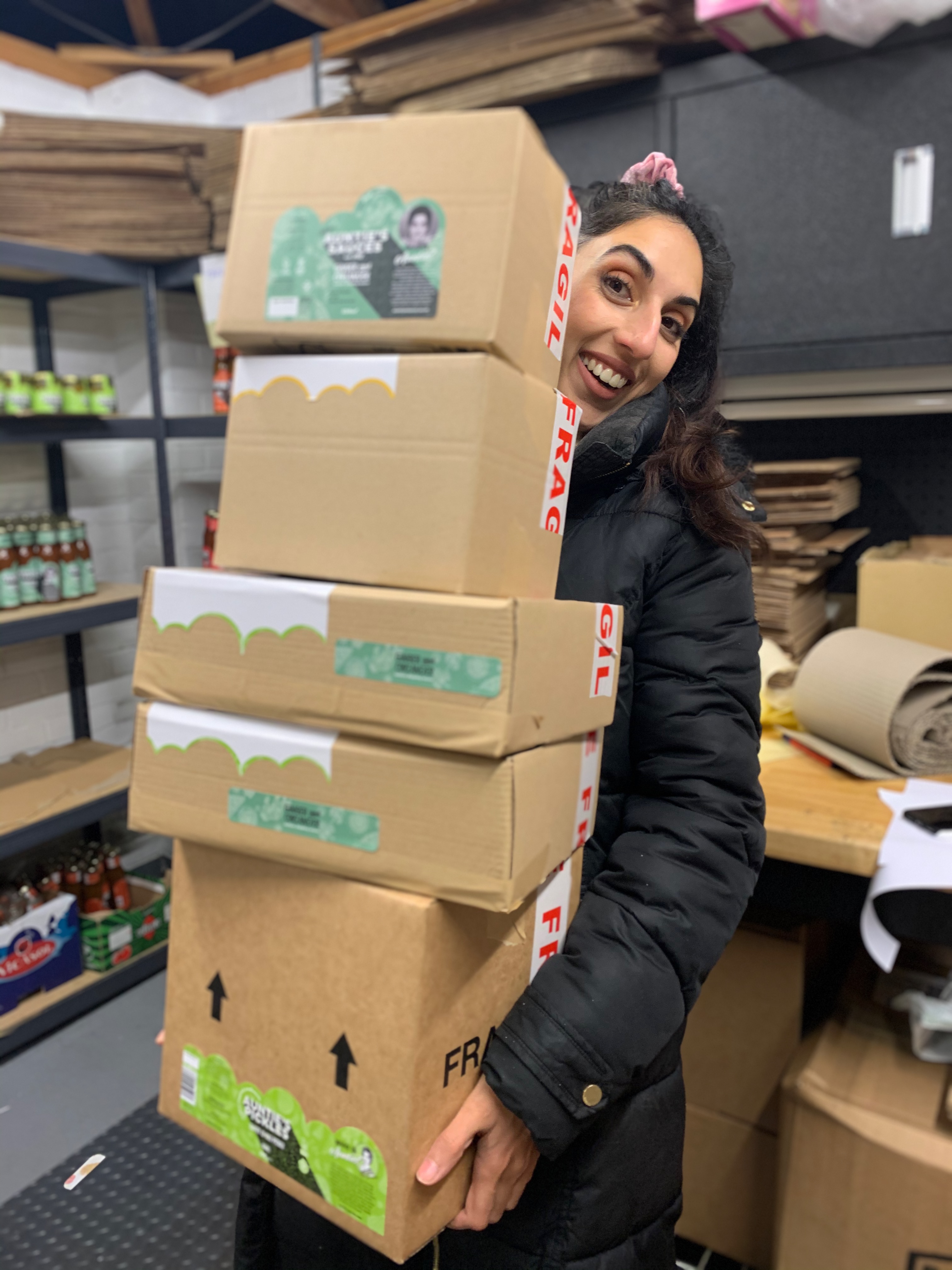 Packing order with Shireen 