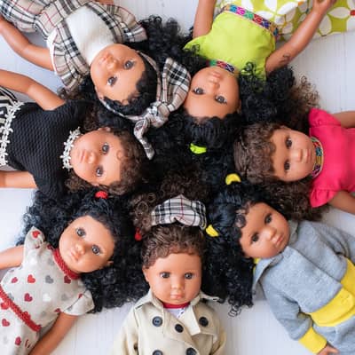 Black and Brown Hair