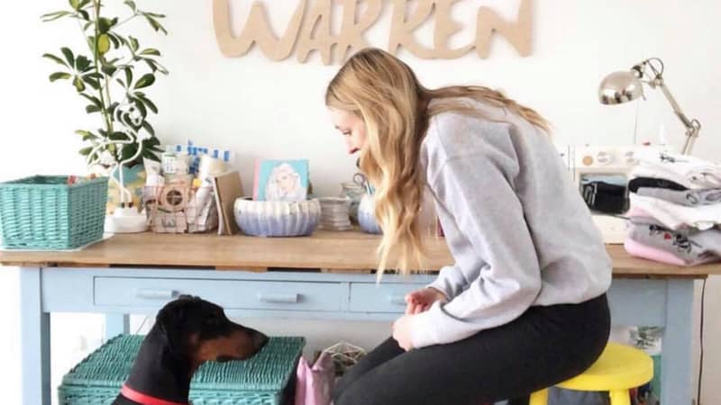 Me and my best pal Bea in the studio