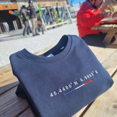 Custom Coordinates Sweatshirt