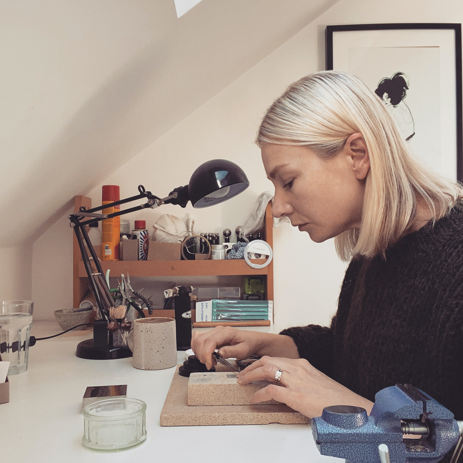 Jules&Clem in the studio