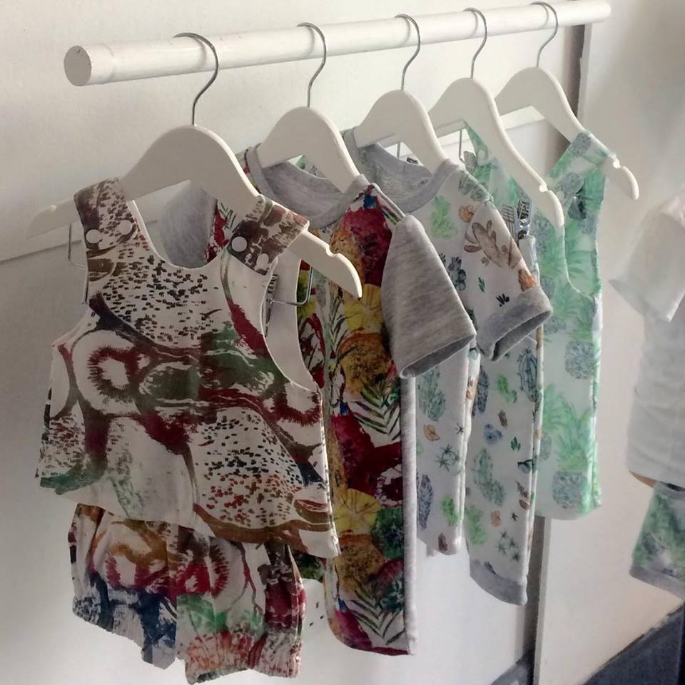 Tutti frutti print girls set