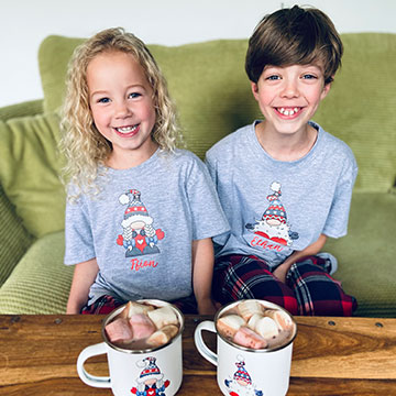 Ffion and Ethan at Little Foxglove's studio