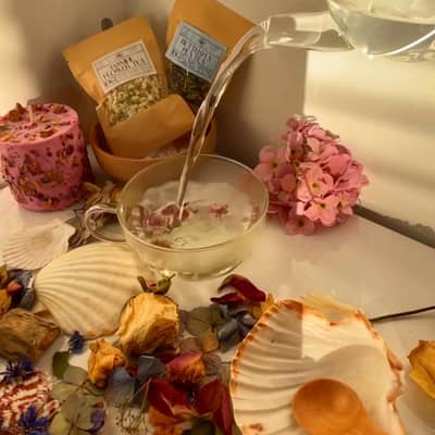 creating herbal skincare infusions using holistic, ancient methods and remedies