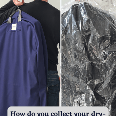 Drop, Collect and store your clothes plastic-free