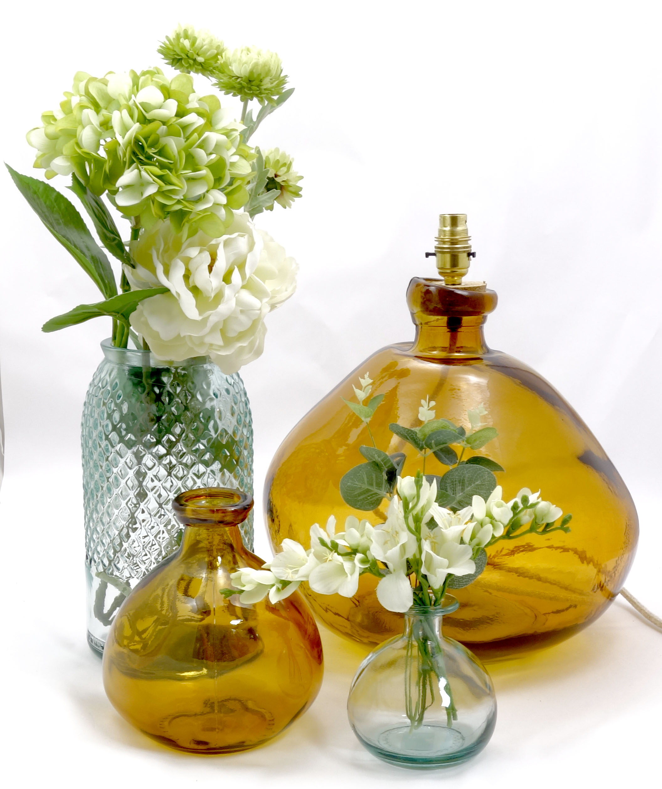 Stunning Amber glassware range