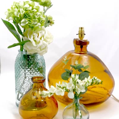 Stunning Amber glassware range