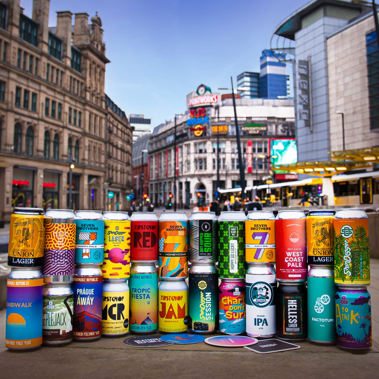 Manchester Craft Beer Printworks Hip Flask