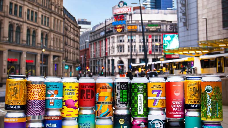 Manchester Craft Beer Printworks Hip Flask