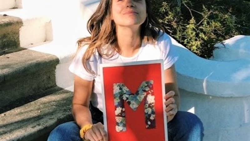 Maddy's Pressed Flower Herbarium Letter to Personalise