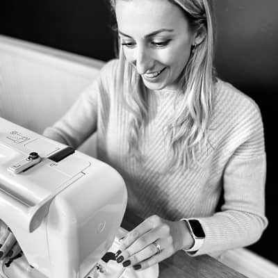 Charlotte sewing