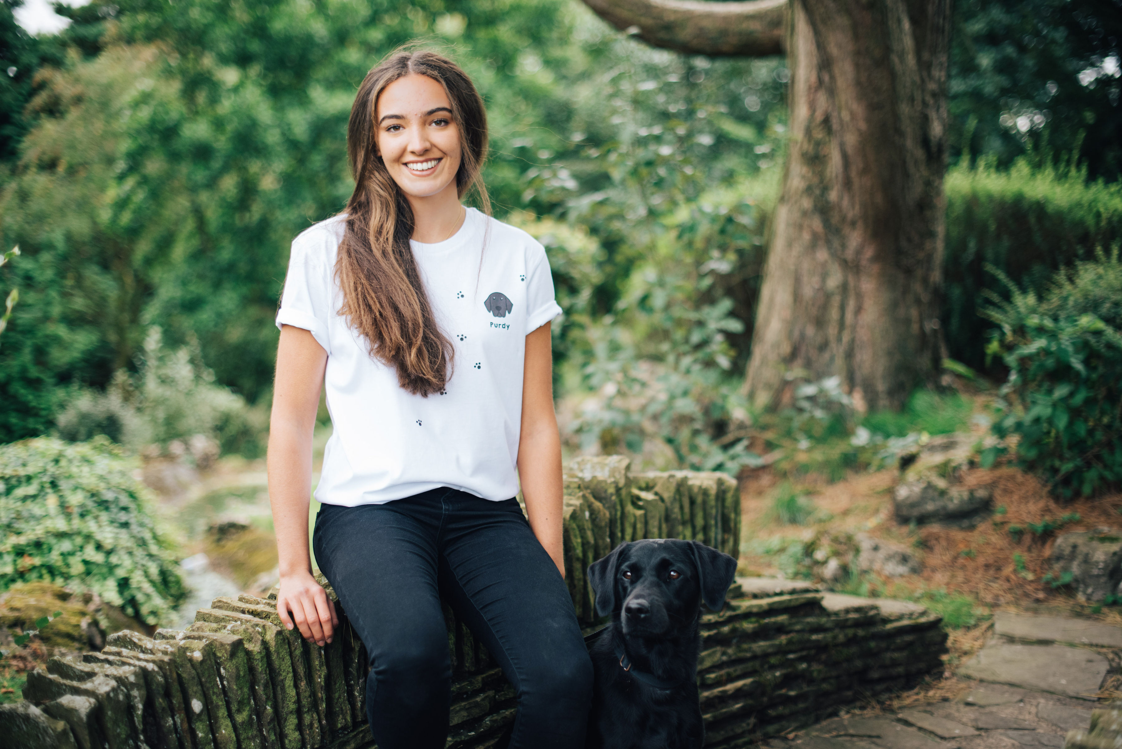 Squiffy Print personalised tattoo cross neck hoodie