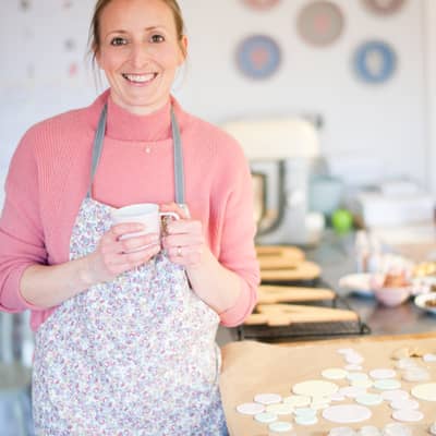 Caroline at the bakery